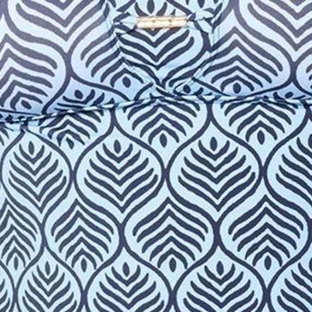 Susan Graver Women's Swimsuit Sz 14 Soleil V-Neck Tankini Skirt Blue A690136 - Picture 2 of 4